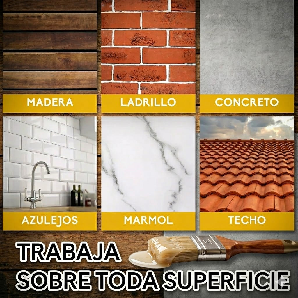 Sellador Impermeable alta Adherencia para Interior y Exterior