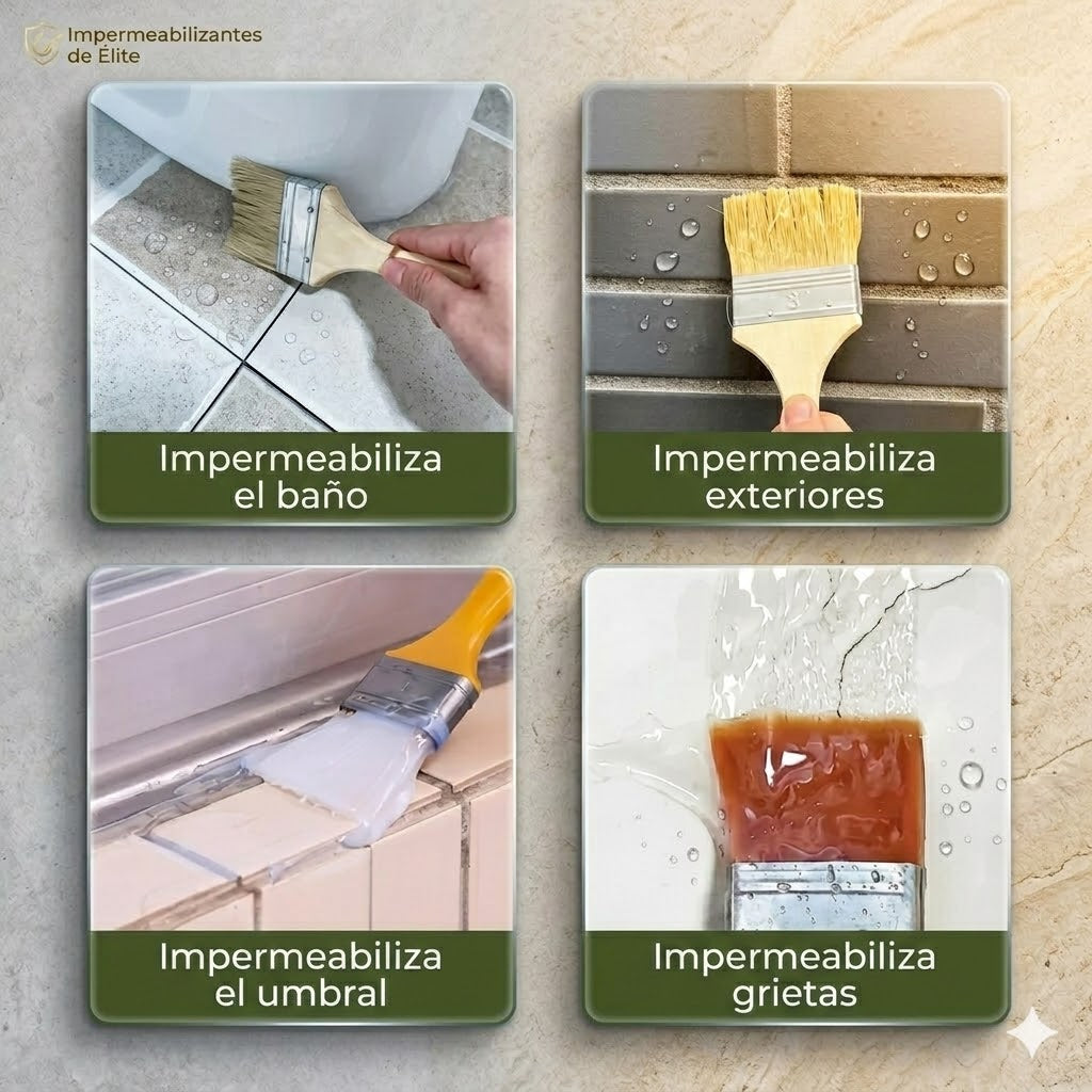 Sellador Impermeable alta Adherencia para Interior y Exterior
